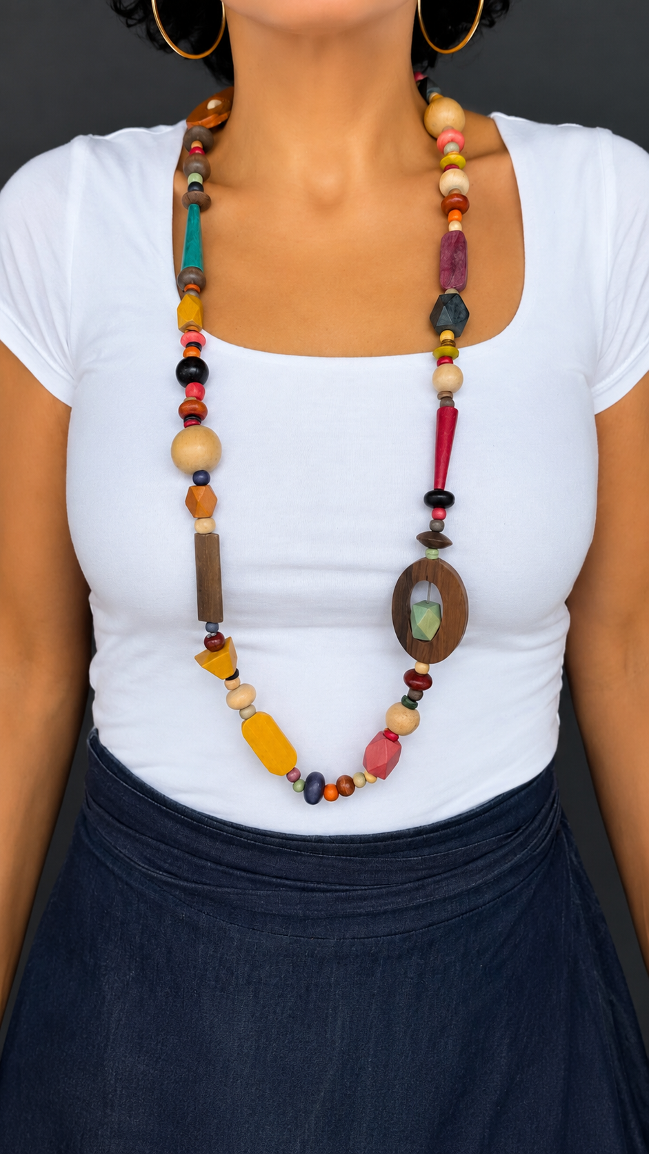 Punta Cana Wood Necklaces