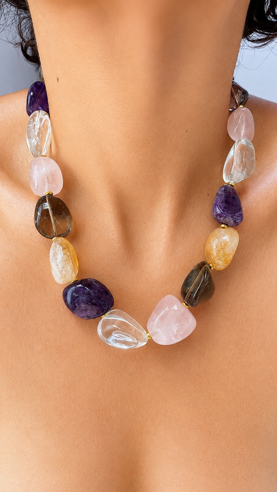 Mixed Quartz Necklace