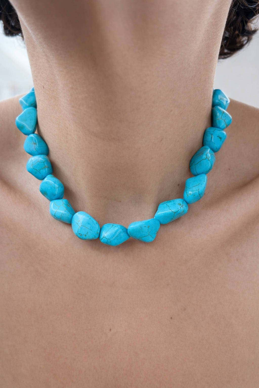 Howlite Pebbles Necklace