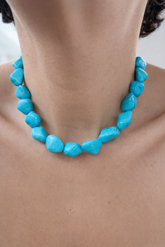 Howlite Pebbles Necklace