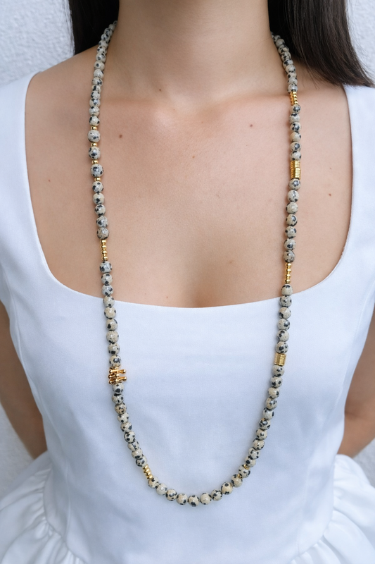 Dalmatian Jasper - Gold