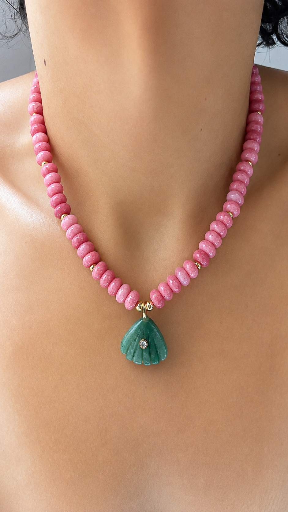 Candy Jade - Pink Coral Fan