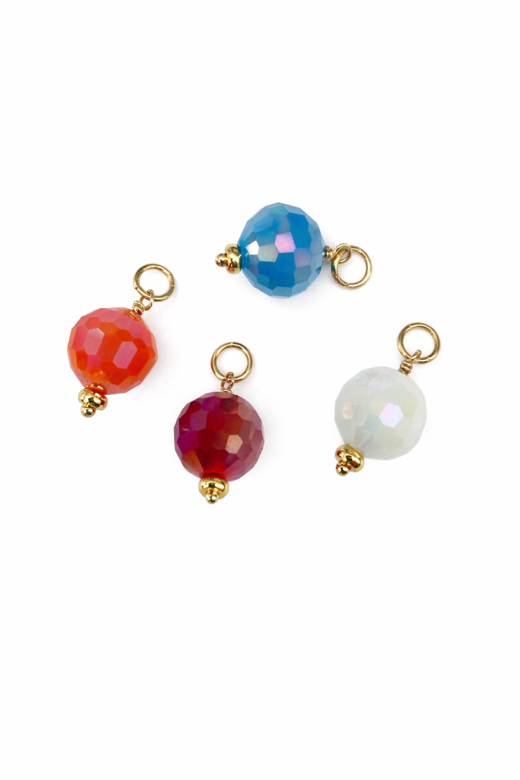 Crystal Bead Chain Necklace - 4 Colors to Choose