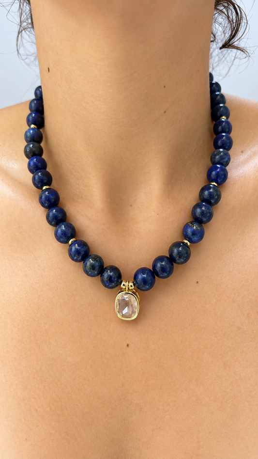 Lápiz Lazuli Bezel -10mm