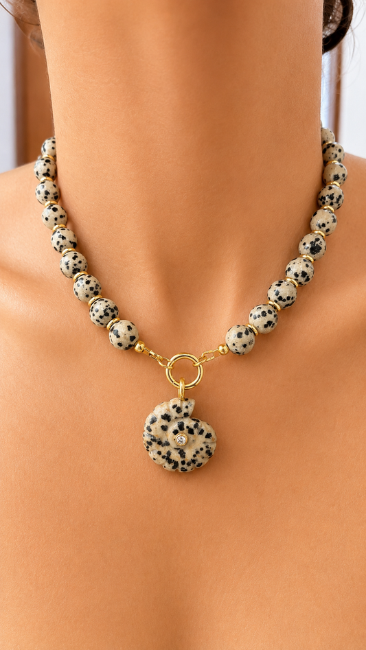 Dalmatian Jasper - Add a Pendant