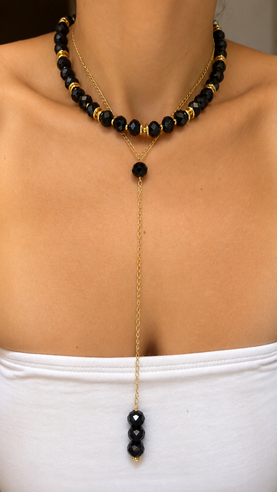 Andrea Necklace - Black