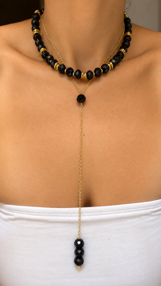 Andrea Necklace - Black