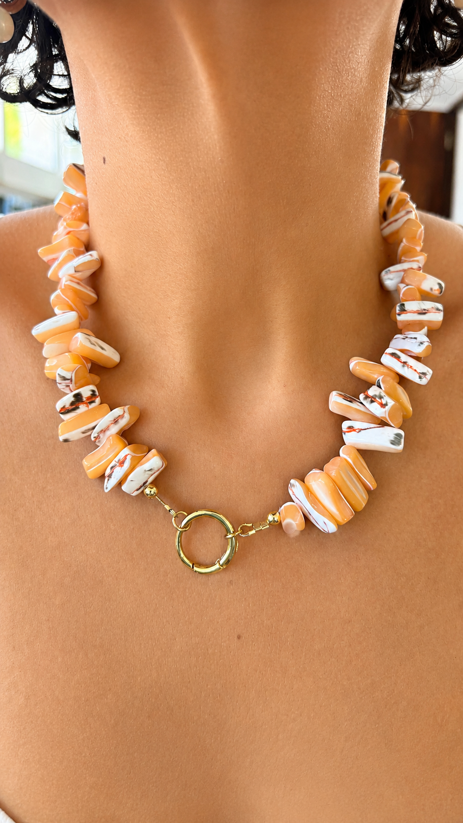 Mother of Pearl Necklace - Add a Pendant