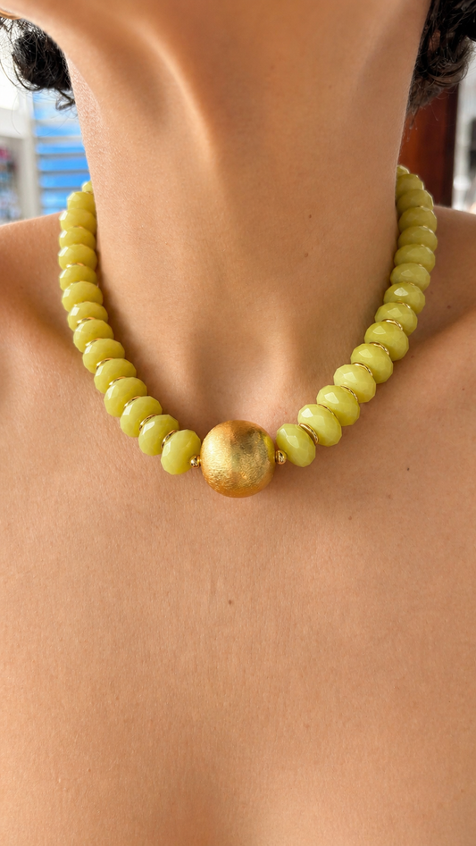 Green Aventurine Bold Necklace