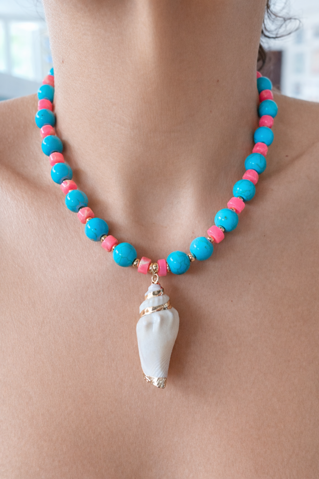 Salty Shells Necklace - 3 Colors to Choose