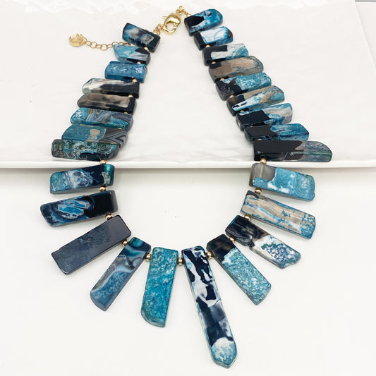 Blue Agate Fan