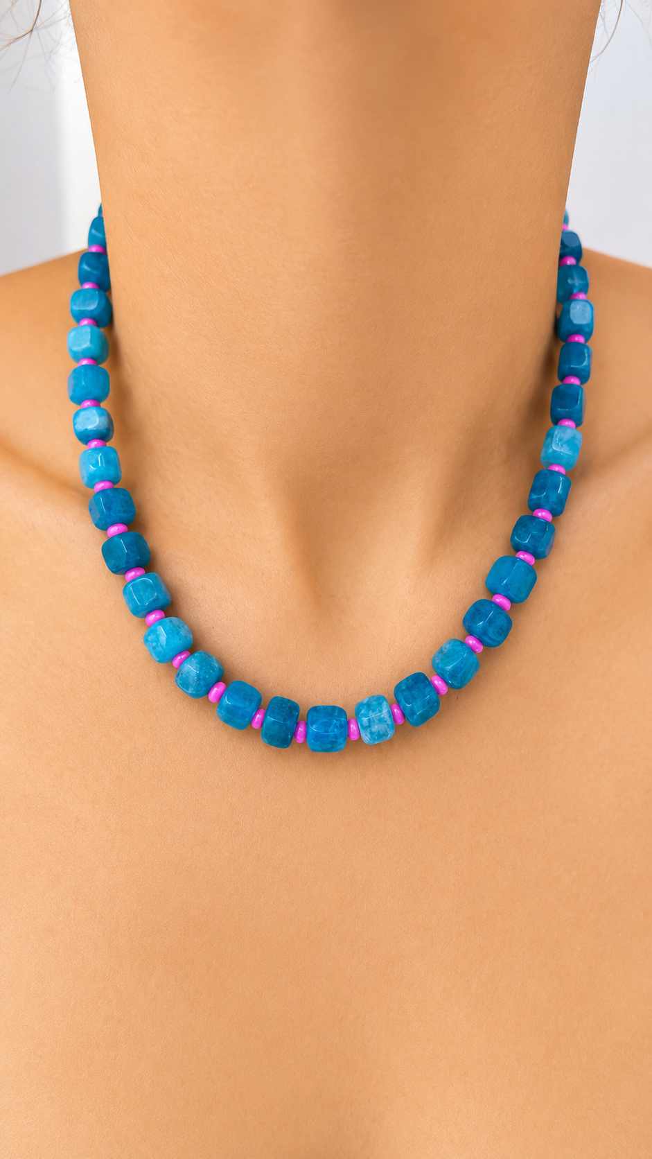 Candy Jade - Blue Starburts