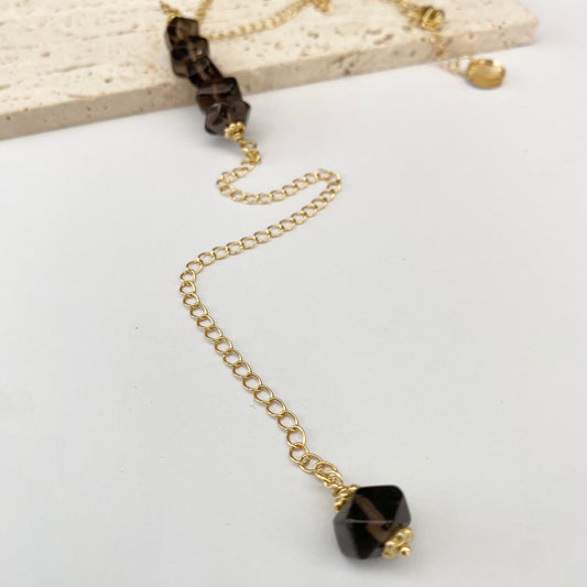 Smokey Quartz Lariat