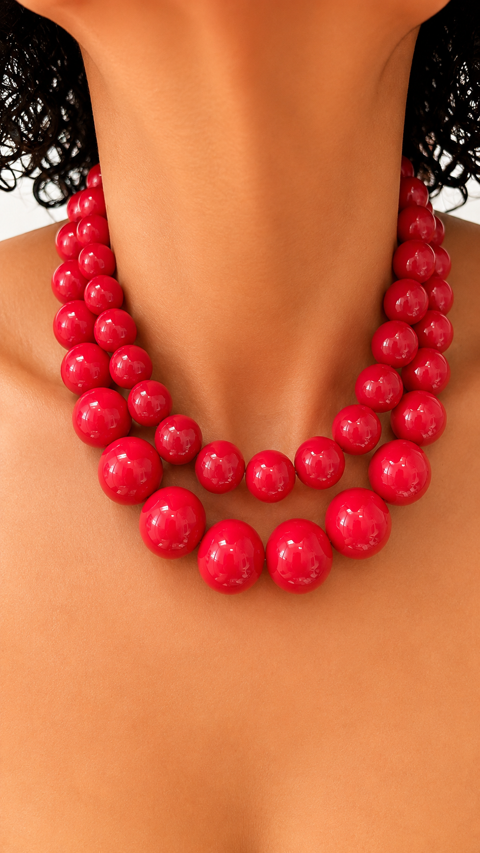 Bubblegum Necklace - Red