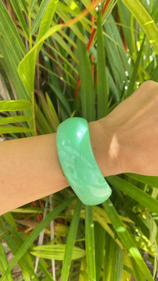 Green Marble Bangle