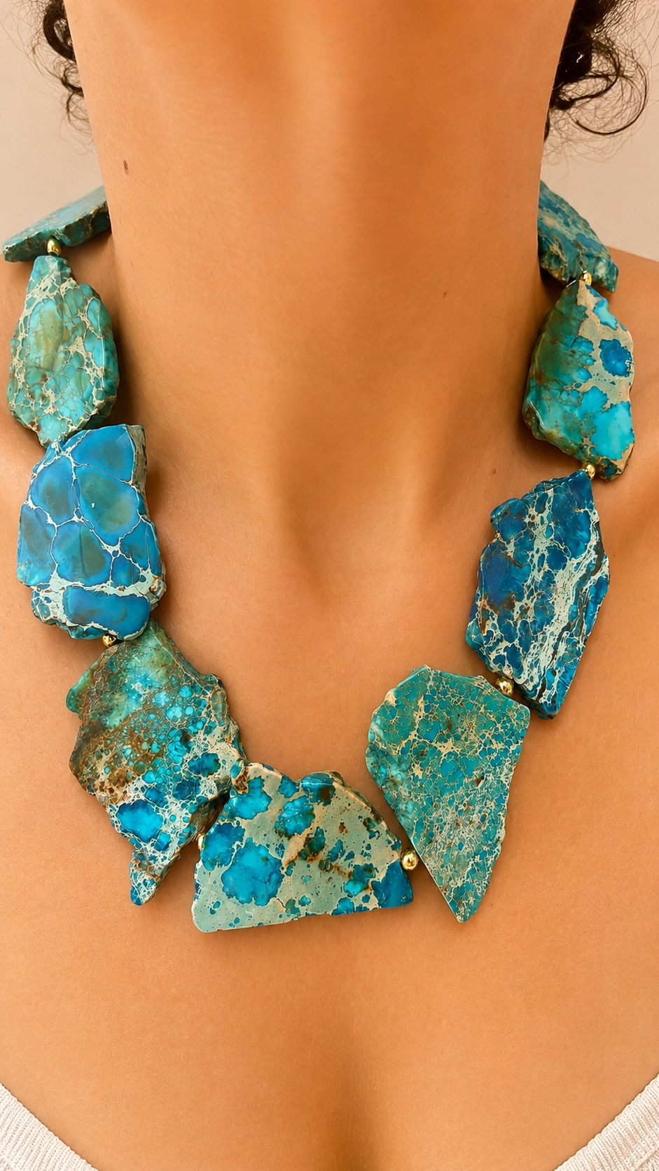 Ocean Water Jasper Necklace