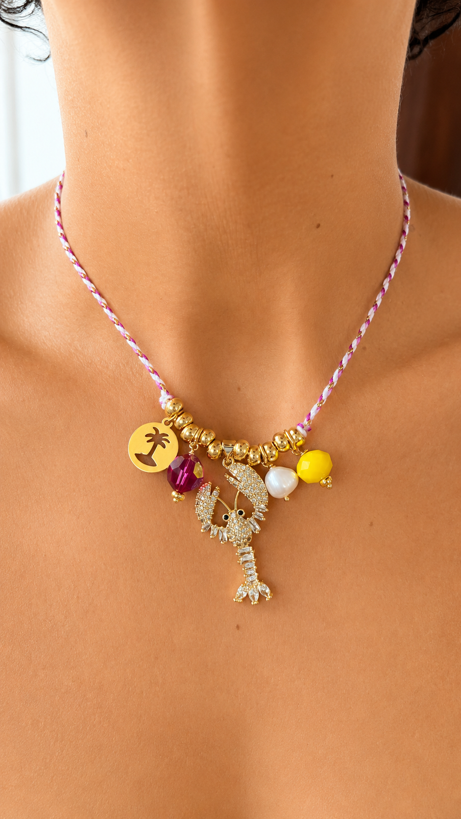 Caribe Tropical - Pink Cord - 2 Styles to Choose