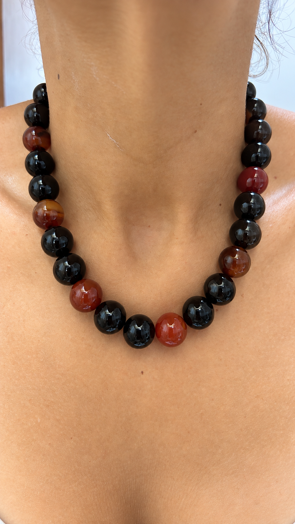 The Essentials Fall Agate Necklace