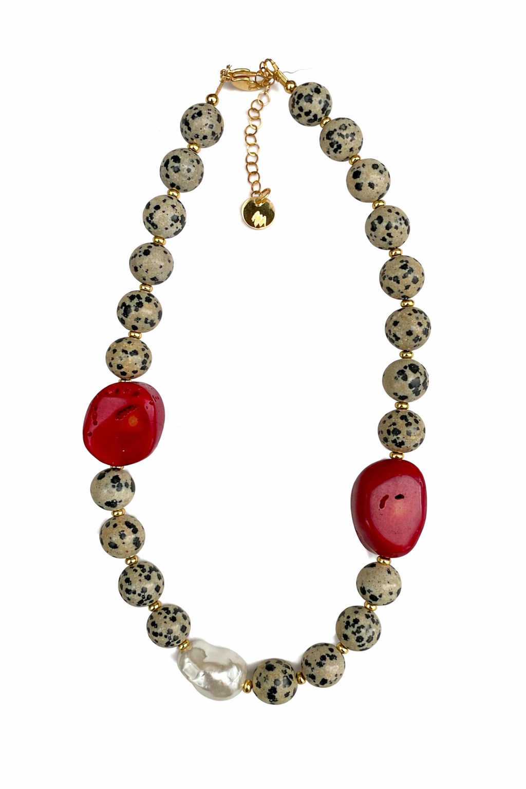 Dalmatian Jasper and Coral