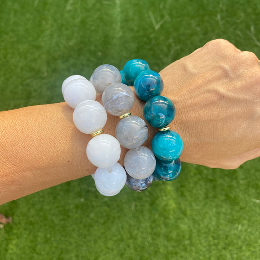 Alma Libre - Marble Round Bracelets