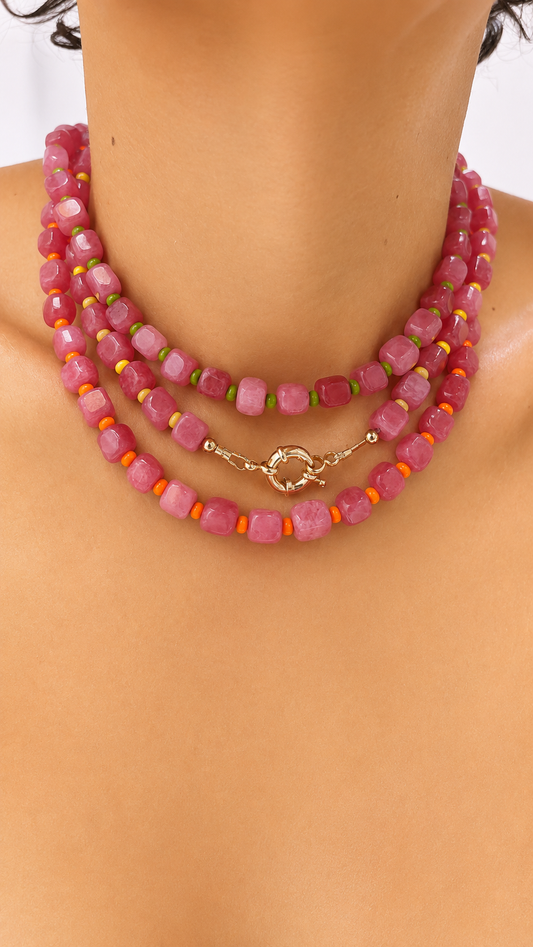 Candy Jade - Pink Starburst