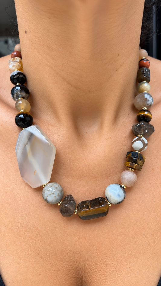 Amalgama Necklace - Terracota