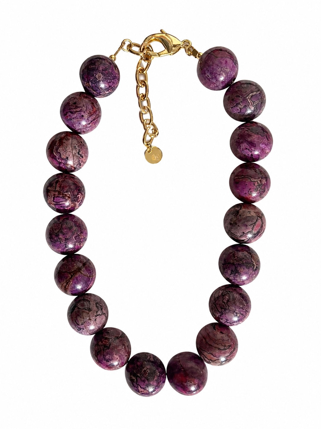 The Color Purple Stone Necklace