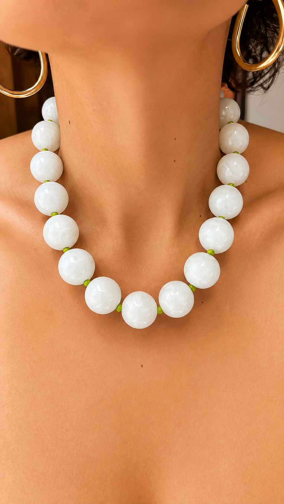 Gum Ball Necklace -20mm- Clouds
