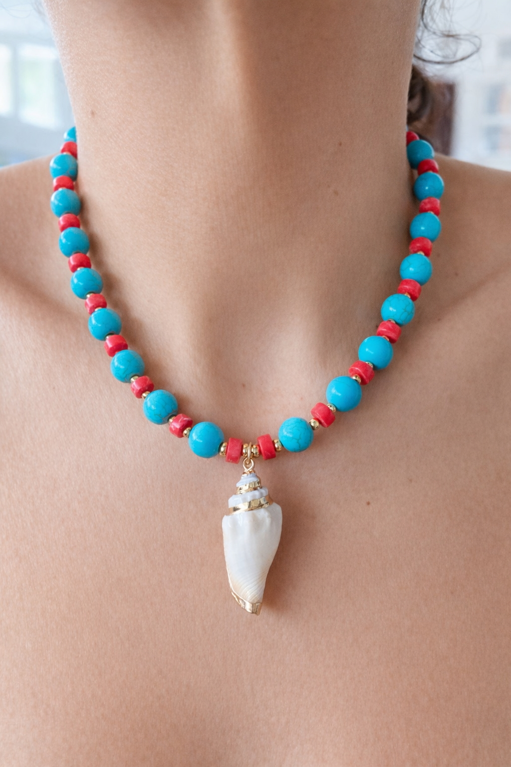 Salty Shells Necklace - 3 Colors to Choose