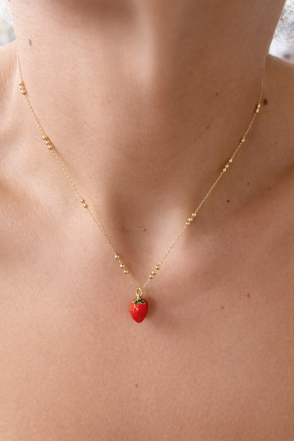 Strawberry Chain Necklace