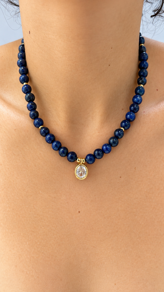 Lapis Lazuli Bezel - 8mm