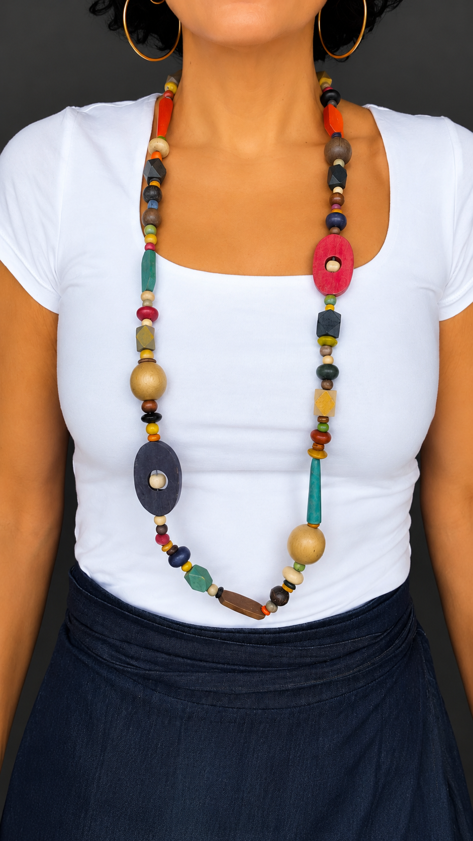 Punta Cana Wood Necklaces