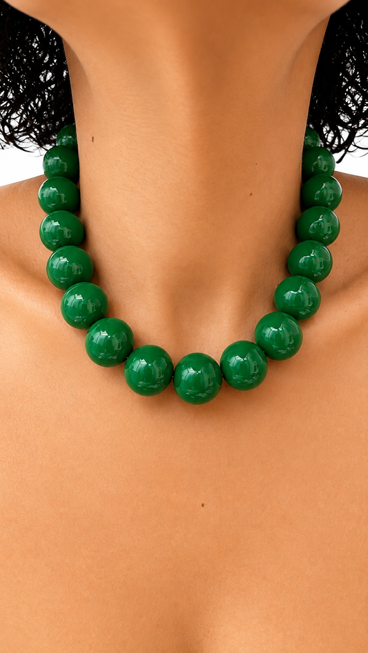 Bubblegum Necklace - Green