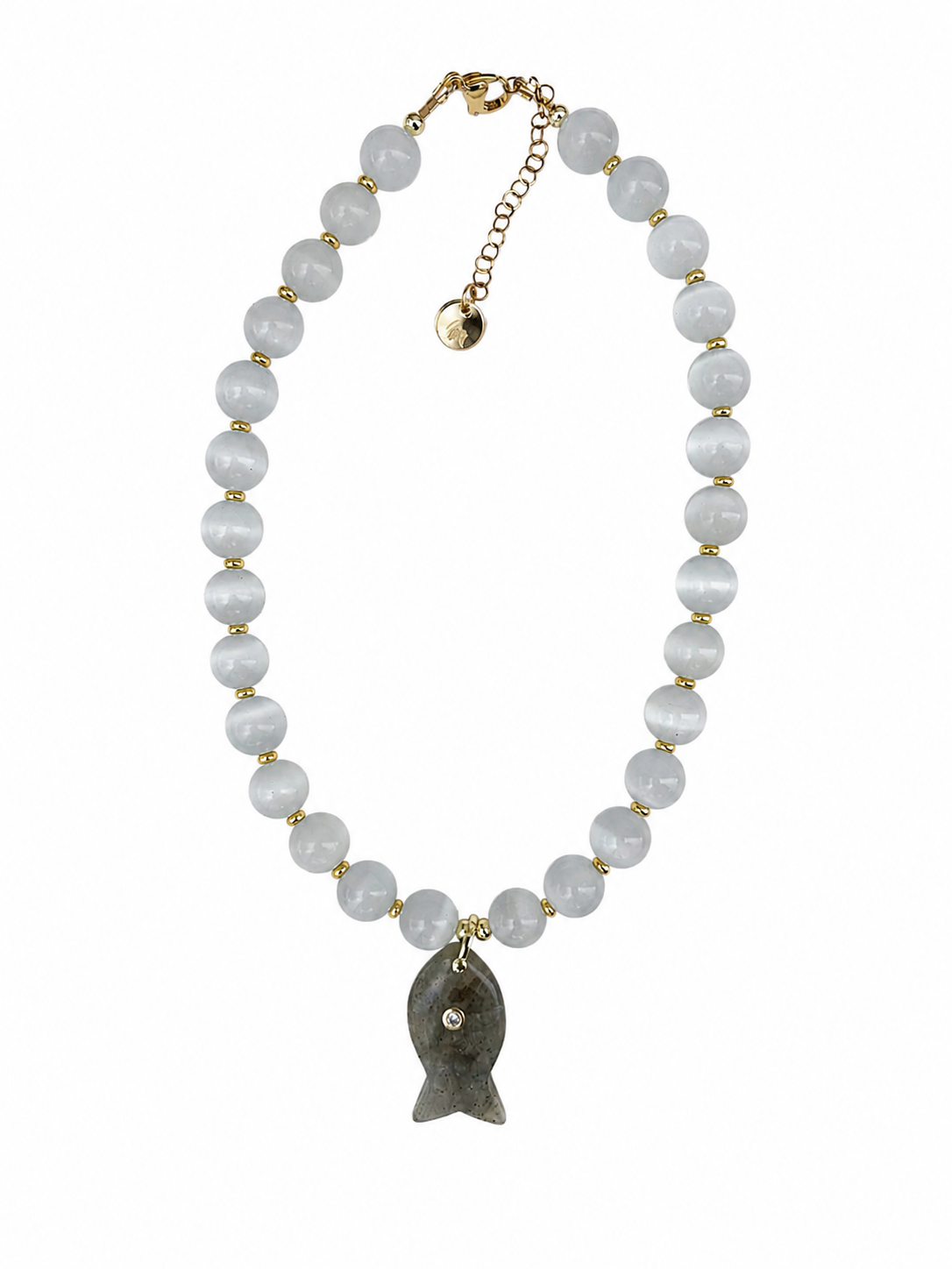 Cat’s Eye & Labradorite Fish