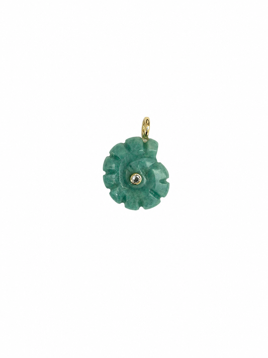 Jade Caracola Pendant