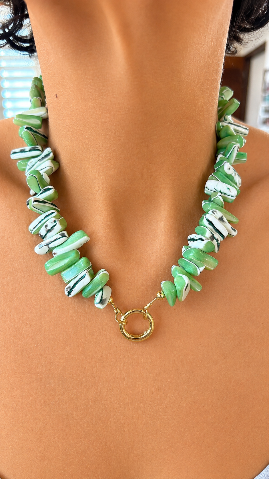 Mother of Pearl Necklace - Add a Pendant