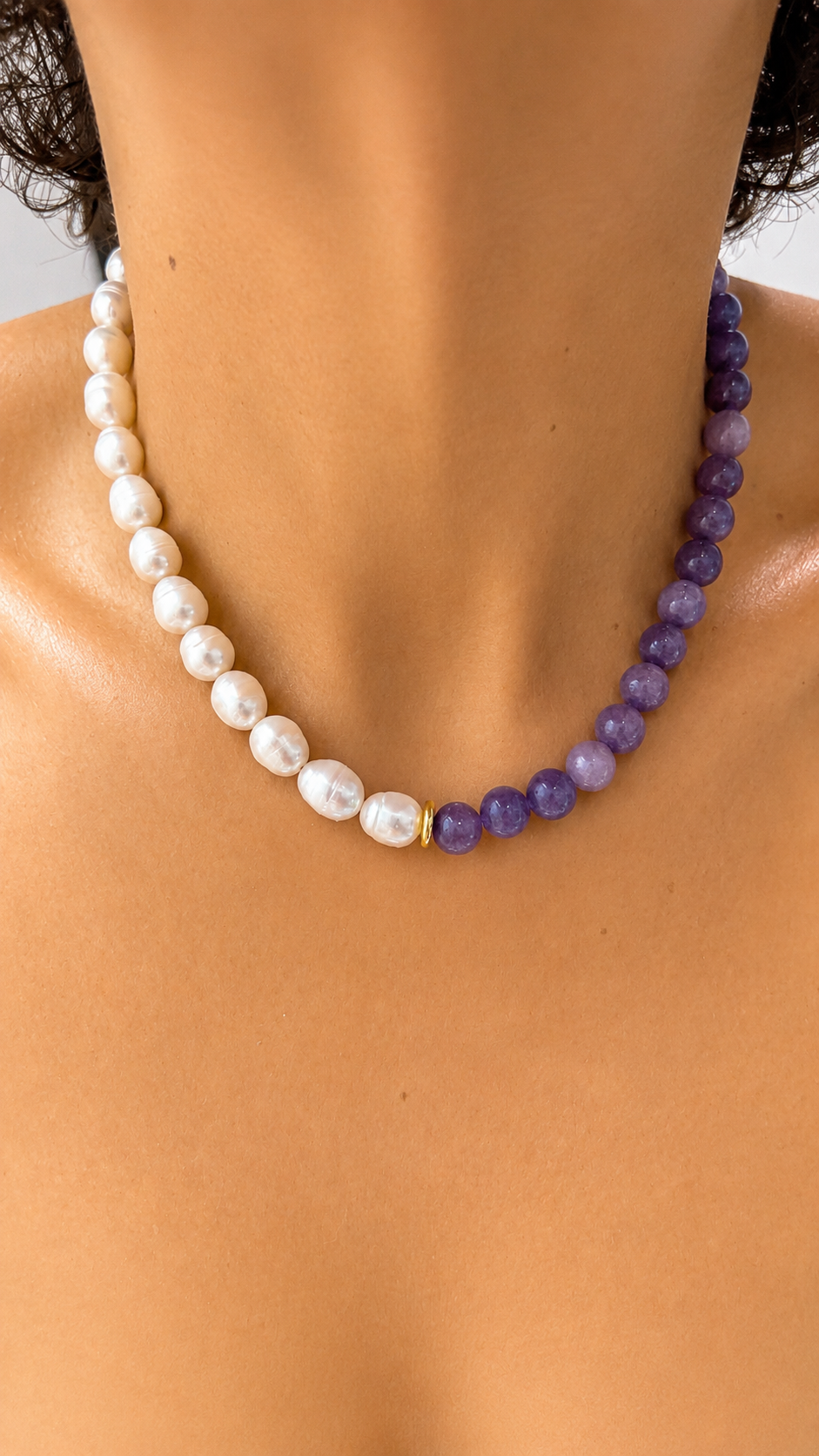 Candy Jade & Pearl Necklace