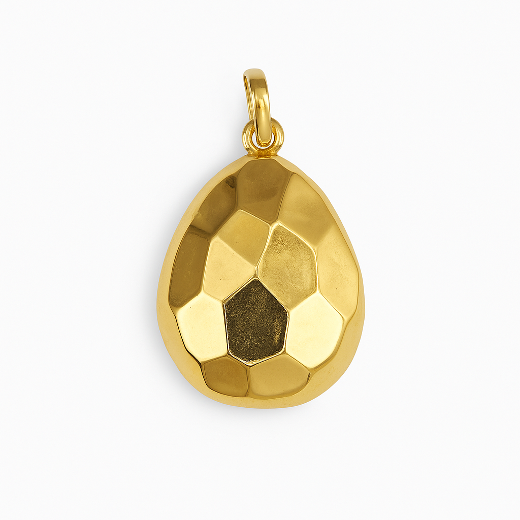 Faceted Drop Pendant