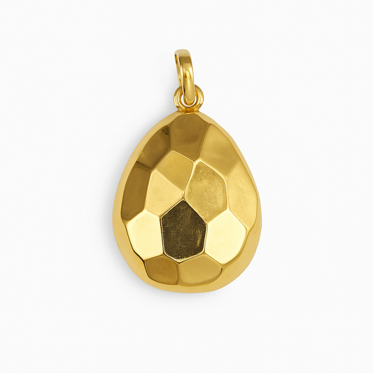 Faceted Drop Pendant