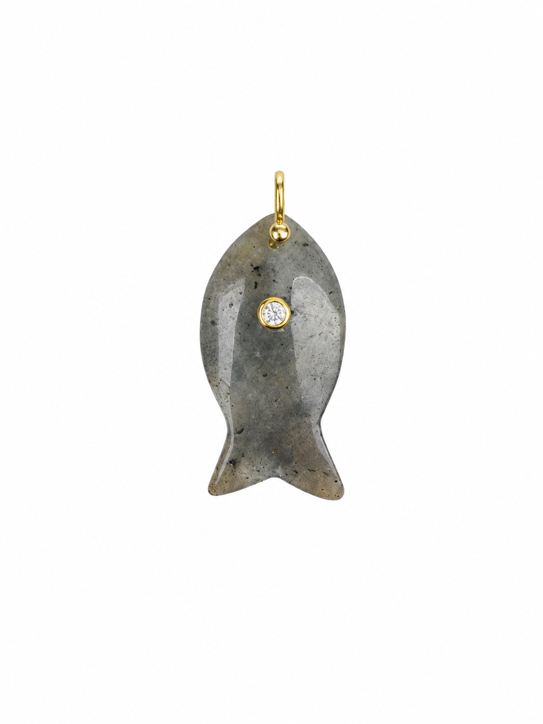 Labradorite Fish Pendant