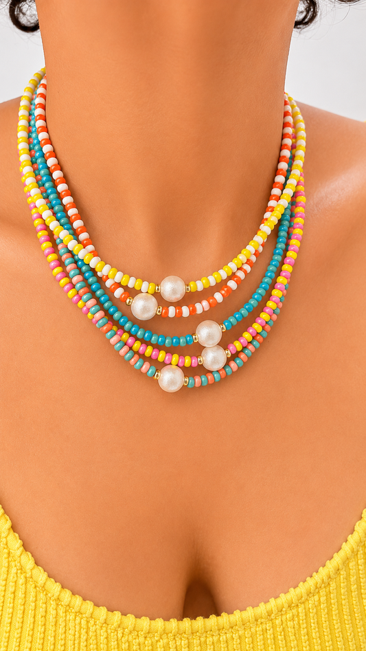 Summer Candy - Pearl Choker